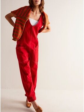 We The Free Red overalls
